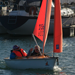 Orange Access 303 Dinghy Sailing in Carrickfergus Harbour