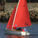 Orange Access 303 Dinghy Sailing in Carrickfergus Harbour