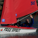 Red Access 303 Dinghy sailing in Carrickfergus Harbour