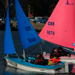Light Blue and Pink Access 303 Dinghies sailing in Carrickfergus Harbour