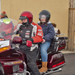 One of our volunteers getting a go on one of the motorbikes