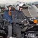 One of our volunteers getting a go on one of the motorbikes